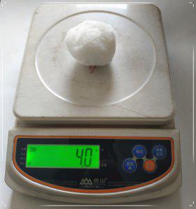 纤维球单球重量